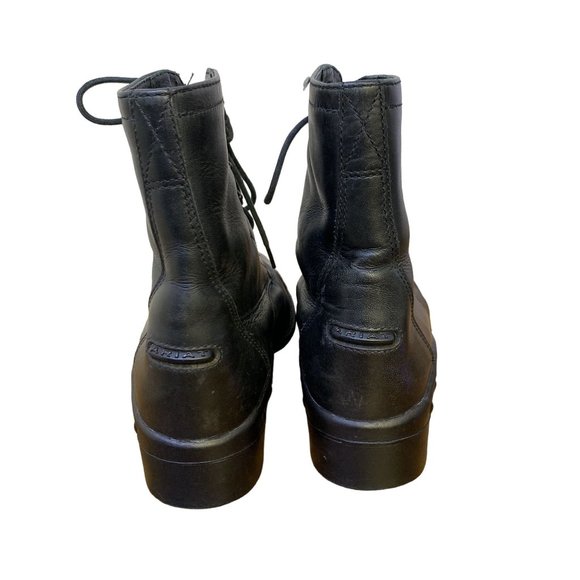 *Ariat Black Lace Up Ankle Booties Size 7.5 - Picture 3 of 4